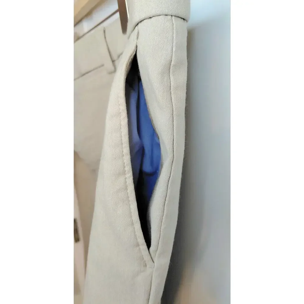 Tommy Hilfiger Mens TH Flex Modern Fit Performance Dress Pants Khaki 39x29 Golf